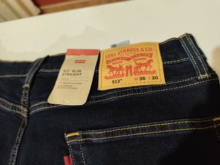 Pantalón Levis 513 Slim Fit Talla 36x30