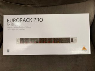 Behringer Eurorack Pro RX 1602 Mezclador