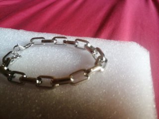 Bracciale Uomo Acciaio Catena Stile Gucci