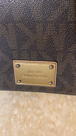 Cartera Michael Kors Marrón y Dorada