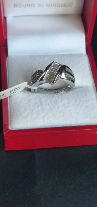 Anillo Platacero 925 Rodiada Ajustable
