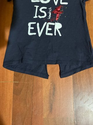 T-shirt bimba Woolrich blu