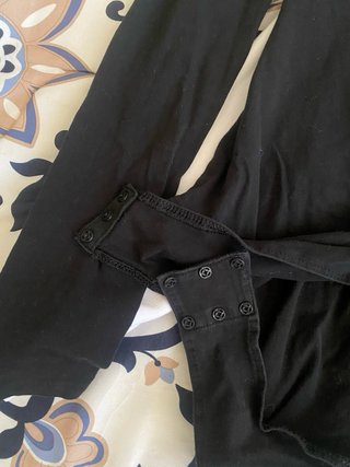 Fila body nero e felpa bianca taglia XS