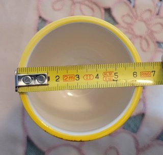 Servizio 6 Calici Girasoli Ceramica