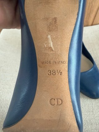 Zapatos de tacón azul Dior