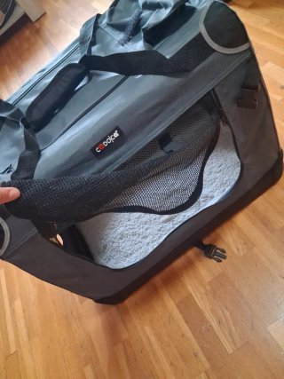 Transportín plegable para perro