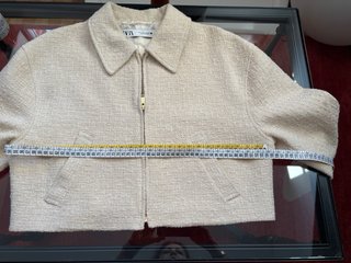 Chaqueta Zara Beige Talla S
