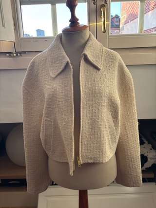 Chaqueta Zara Beige Talla S