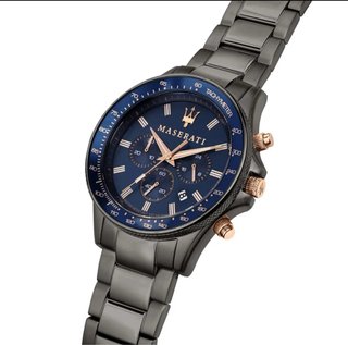 Reloj Maserati Cronógrafo Azul y Dorado