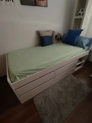 Cama individual ikea modelo slakt /natappa