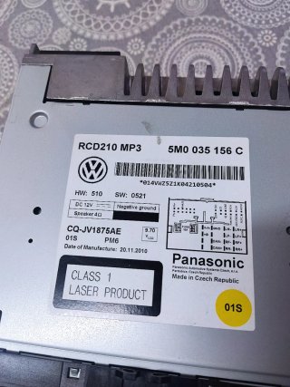 Radio Original VW Polo 2010