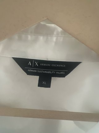 Camisa Armani Orgánica Blanca
