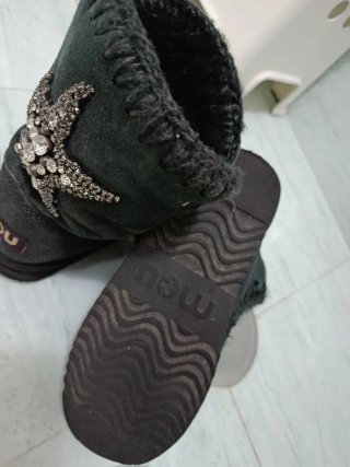 MOU Eskimo Stivali Grigi con Stelle