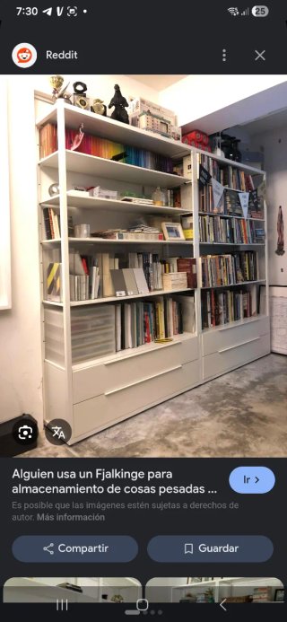 Gran estantería con cajones