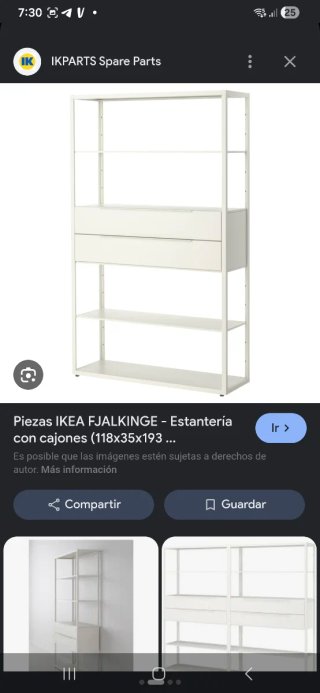 Gran estantería con cajones