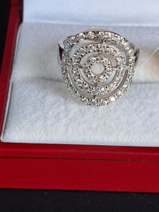 Sortija Plata 925 Rodiada Circonitas