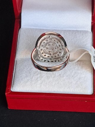 Sortija Plata 925 Rodiada Circonitas