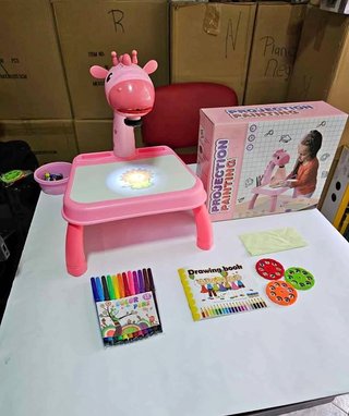 Mesa Dibujo Proyector Infantil Jirafa