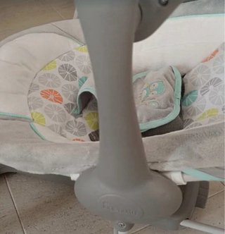 Hamaca Eléctrica Bebé Gris