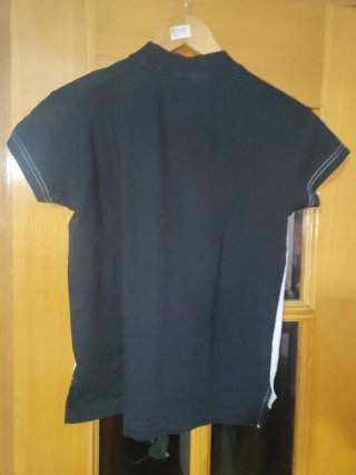 Camiseta Fila talla S Gris y Negro