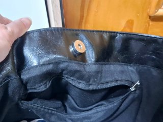 Bolso negro Stradivarius