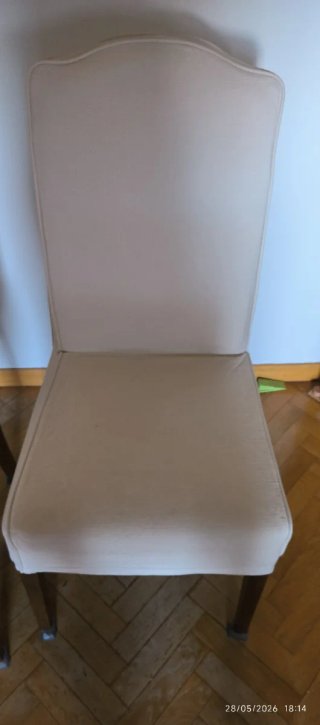 Sillas comedor Banak desenfundables beige