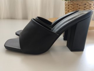Sandalias negras tacón Shein
