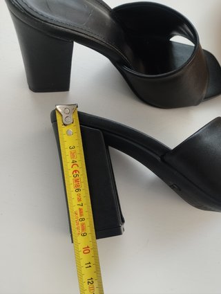 Sandalias negras tacón Shein