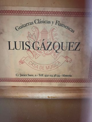 Guitarra Española Rosa LUIS GAZQUEZ