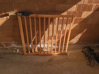Barandilla de madera para escaleras