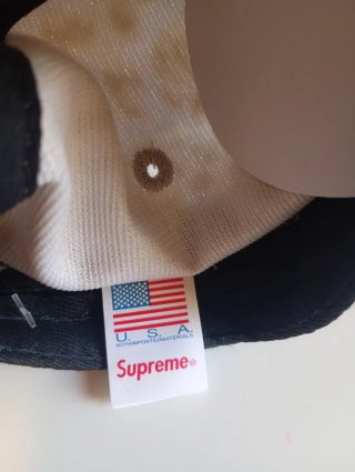 Gorra Supreme estampado leopardo