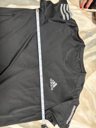 Camiseta Adidas Running Negra y Gris