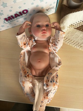 Bambola reborn Mia Baby con orsetto