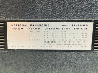 Radio National Panasonic RF-885 LD Japón