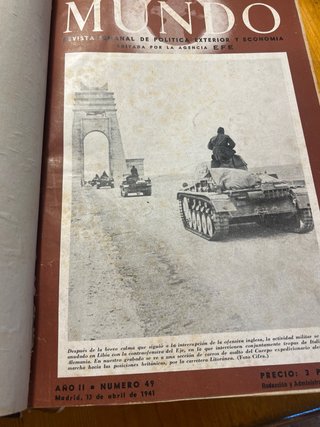 Revista El Mundo 1941 - Números 49 al 64