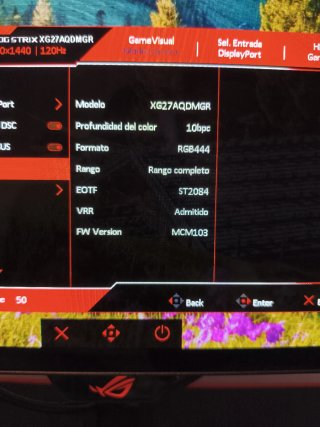 Asus OLED 27 XG27AQDMGR Gen 2 monitor gaming 1440p