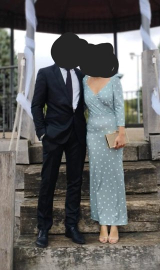 Vestido midi invitada