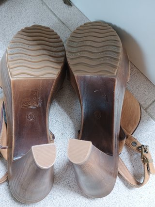 Sandalias nuevas Marypaz Talla 41, tacón y cuña