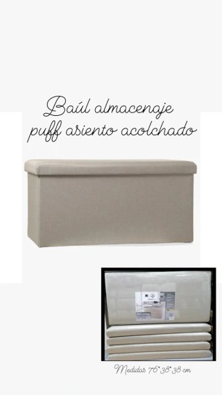 Baúl/Puff Almacenamiento