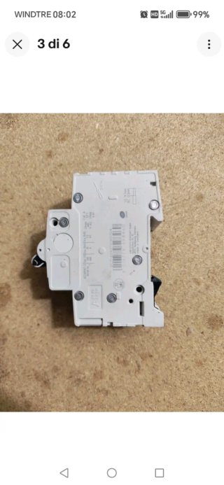 Magnetotermico ABB S202L C10 400V