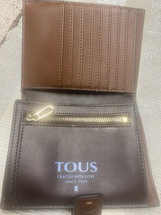 Cartera Tous Beige y Marrón