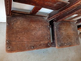 PAREJA DE SILLA CENTENARIAS MADERA