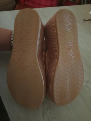 Sandalias o Zapatillas Zuecos,  dorados plataforma