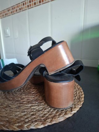 Sandalias Negras Mujer