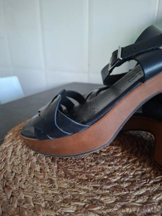 Sandalias Negras Mujer