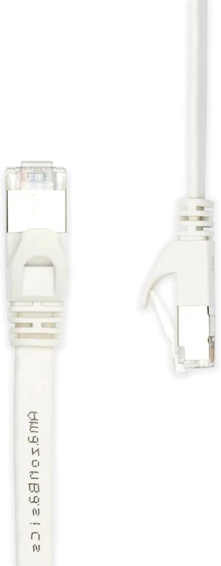 Cavo di rete Gigabit Ethernet RJ45 Cat-7 Amazon Basics, 15,2 m, bianco