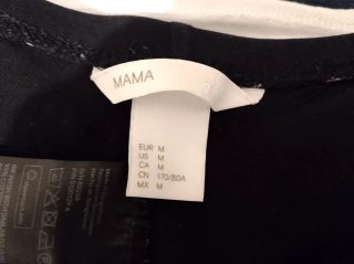 Ropa premamá gris y blanca