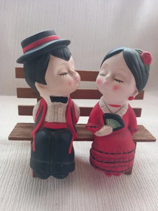 Figuras Bisque Parejas Chinas