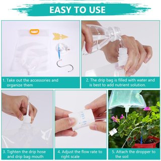 Flintronic 6PCS Unidades Bolsa Dispositivos Automáticos de Riego Para Plantas