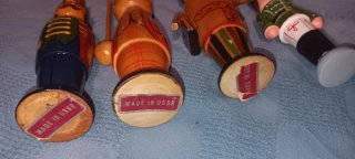 Figuras de madera vintage (4 unidades)